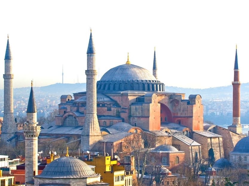 Hagia Sophia in Istanbul in Turkey