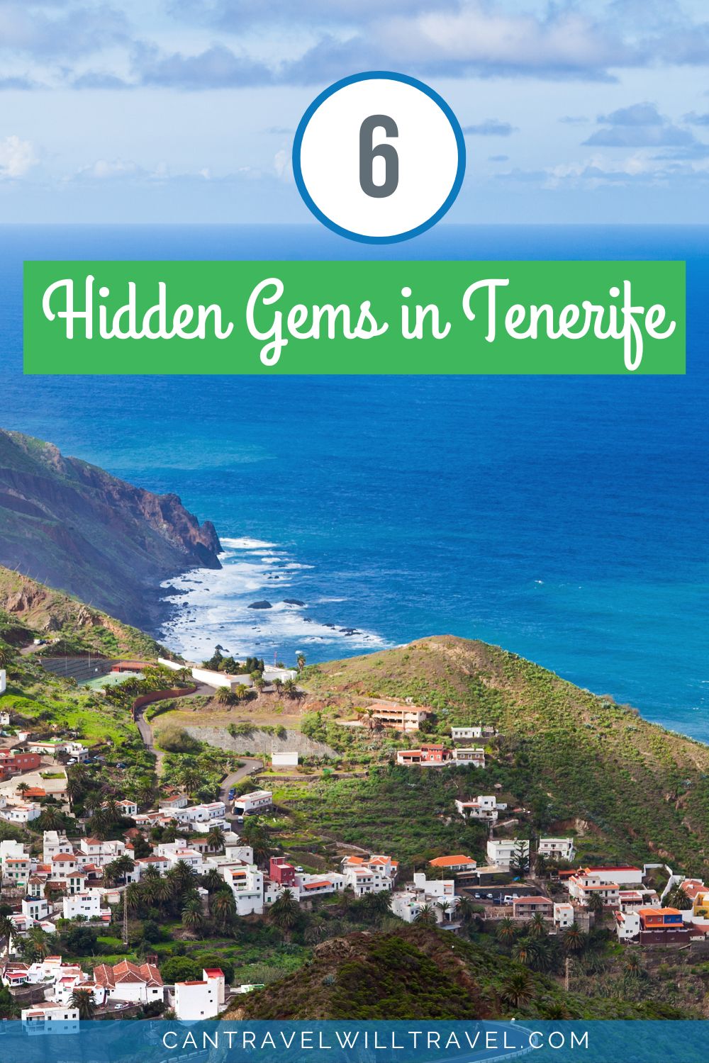 Hidden Gems in Tenerife, Spain Pin
