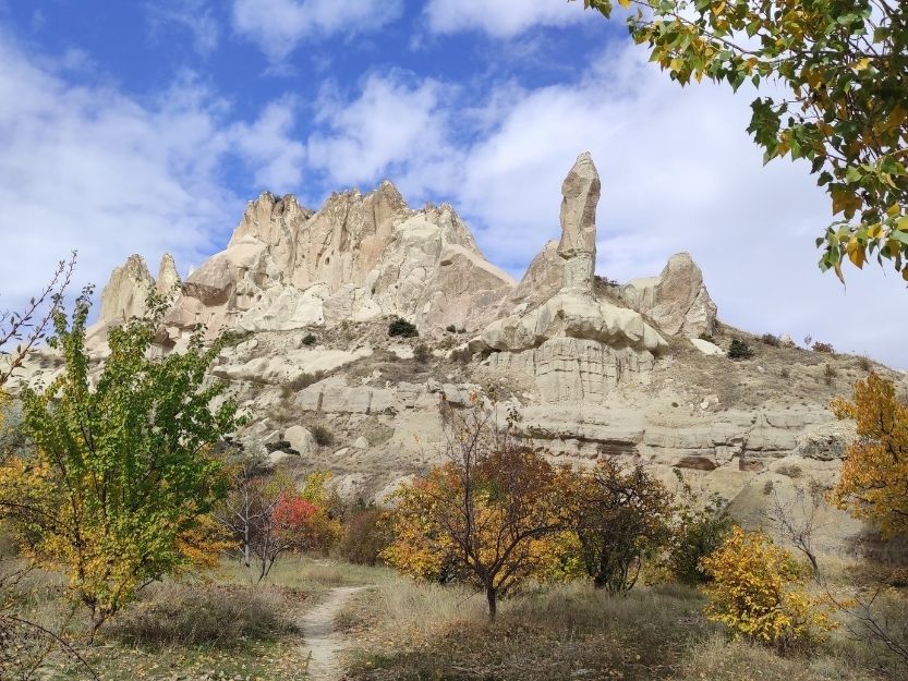 Hiking through Cappadocia's valleys and fairy chimneys