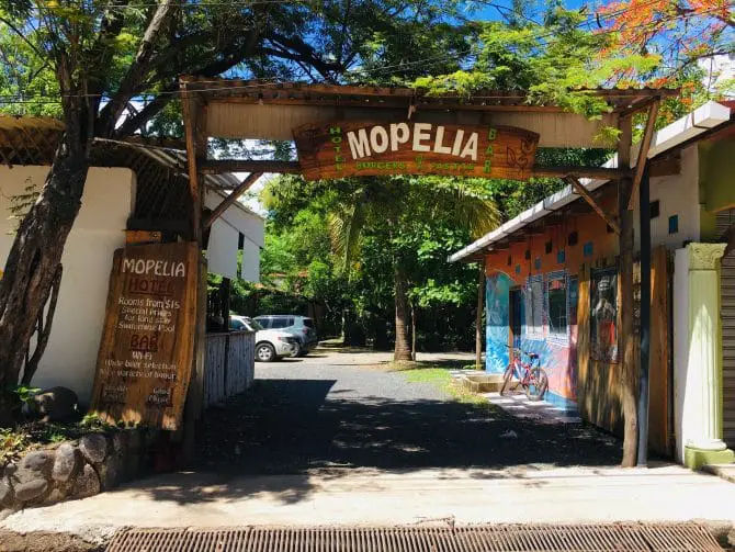 Hotel Mopelia in El Tunco