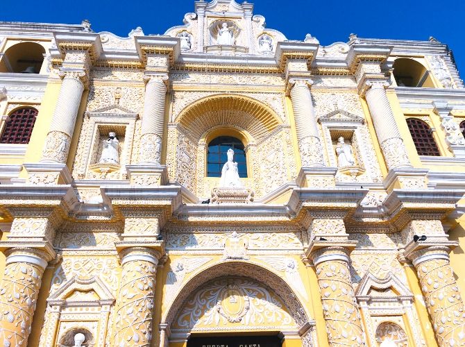 Iglesia Merced in Antigua, Guatemala Iglesia Merced in Antigua, Guatemala