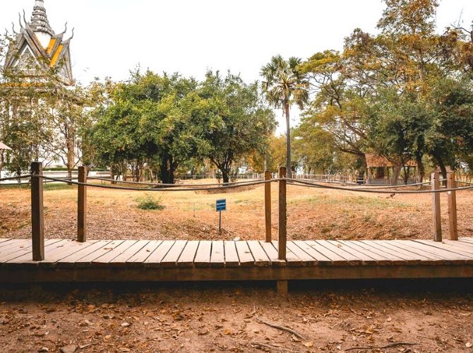 Killing Fields in Phnom Penh, Cambodia