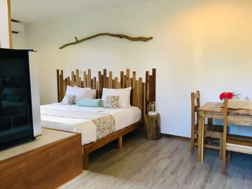 King room at Drift Away Eco Lodge in Costa Rica