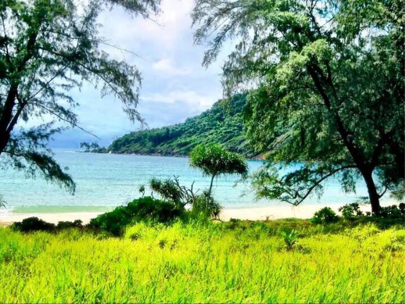 Lazy Beach on Koh Rong Sanloem Island in Cambodia