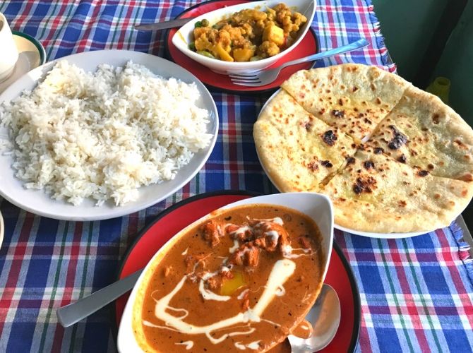 Nepali cuisine in Pokhara, Nepal Delicious Nepali cuisine in Pokhara, Nepal