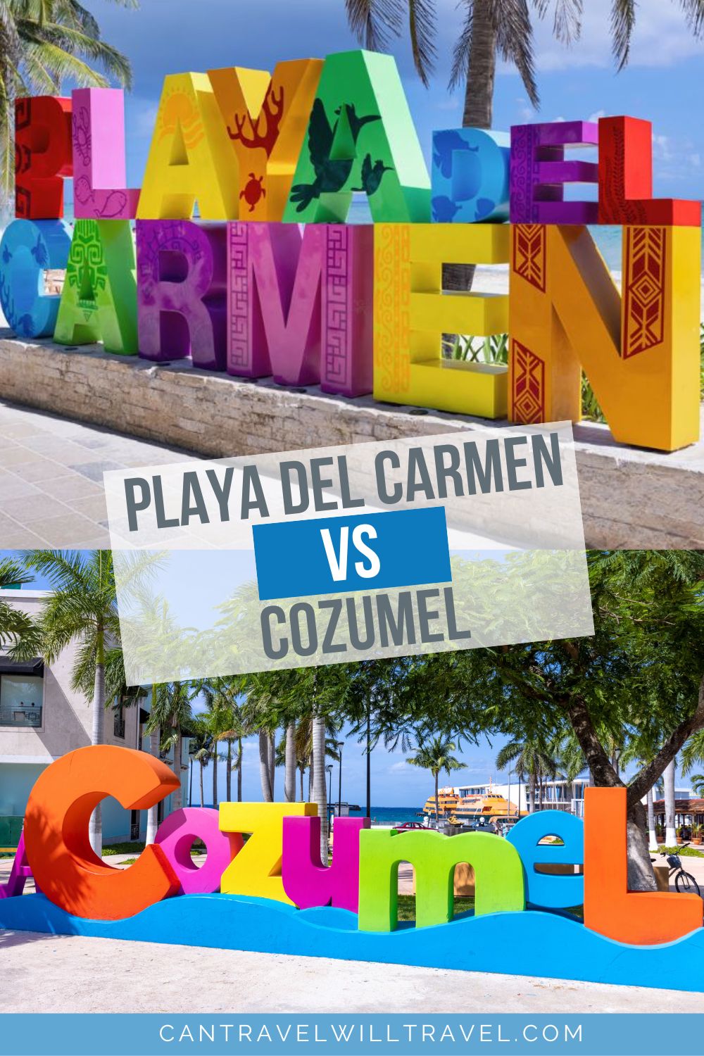 Playa del Carmen Vs Cozumel, Which is Best for a Holiday Pin