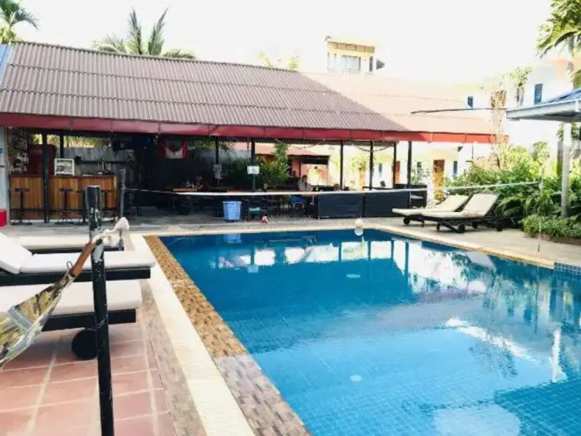 Pool Party Hostel Swimming Pool in Siem Reap, Cambodia