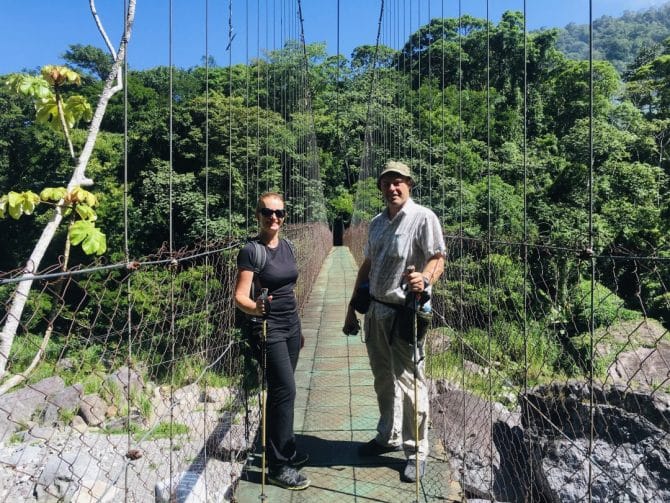 Puente Hamaca in Pico Bonito National Park