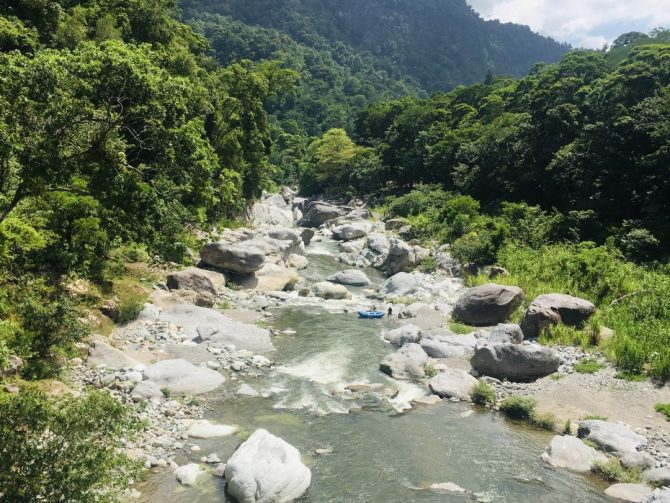 Rafting on Rio Cangrejal in Honduras