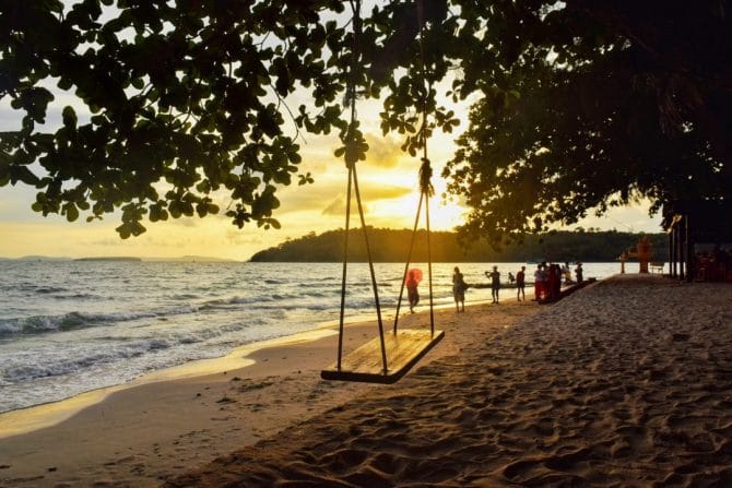 Ratanak Beach in Sihanoukville Ratanak Beach in Sihanoukville