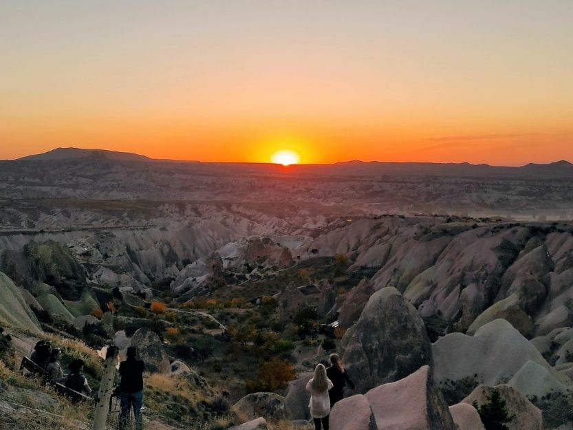 Red Valley Panoramic Viewpoint at sunset