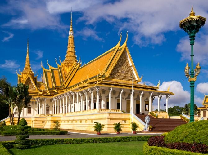 Royal Palace in Phnom Penh, Cambodia