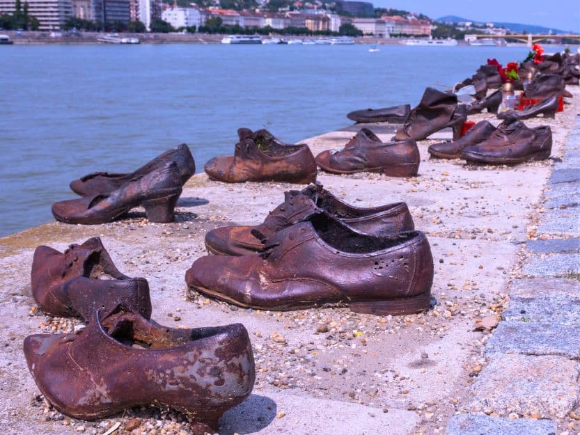 Shoes on The Danube Shoes on The Danube monument in Budapest