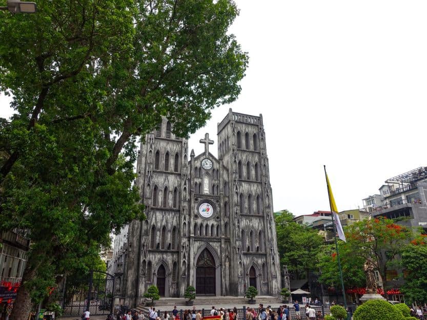 St Jospeh's Cathedral in Hanoi, Vietnam St Joseph's neo-gothic Cathedral in Hanoi, Vietnam