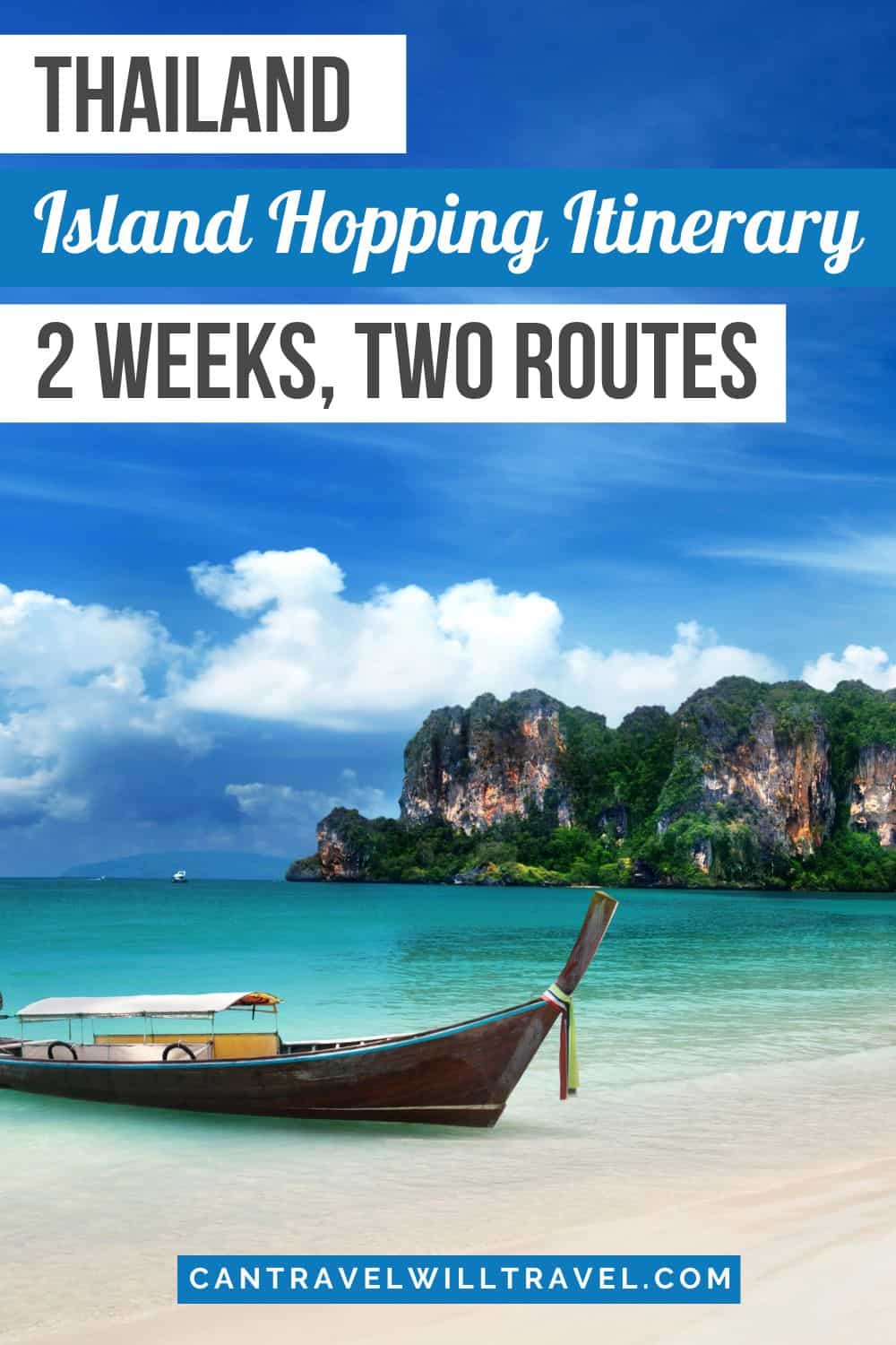 Thailand Island Hopping Itinerary - 2 Weeks, 2 Routes Pin1