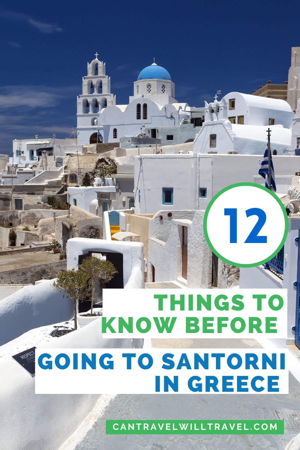 12 Things to Know Before Visiting Santorini, Greece Pin