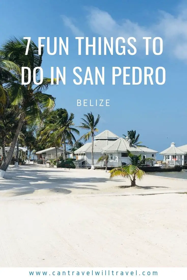 7 Fun Things to Do in San Pedro Belize Pin1