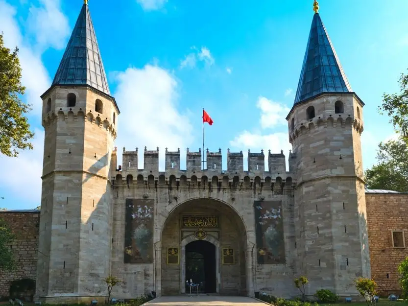 Topkapi Palace entrance in Istanbul
