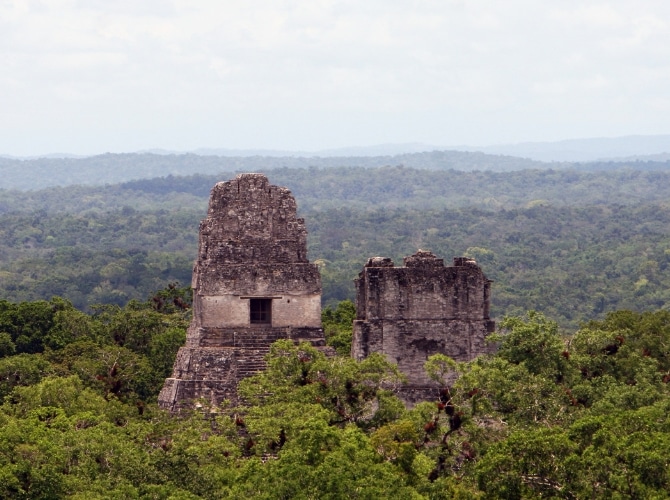  View from Temple IV at Tikal