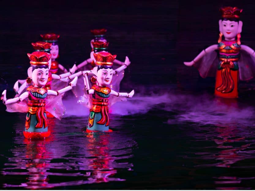 Water Puppet Show in Hanoi Water puppet show in Hanoi, Vietnam