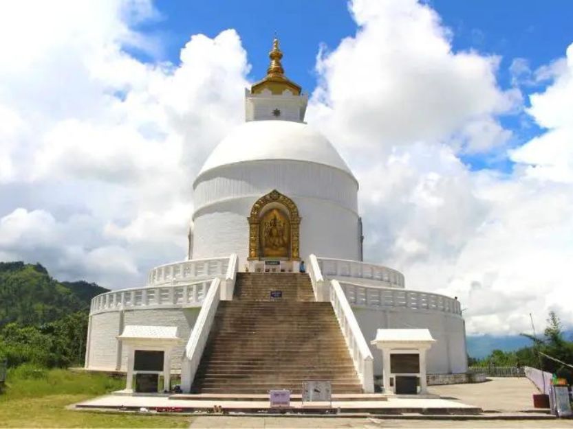 World Peace Pagoda in Pokhara, Nepal